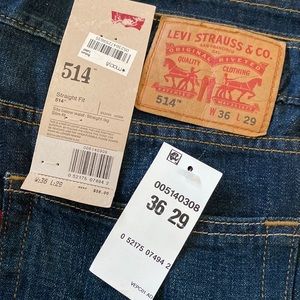 Levi mens jeans
